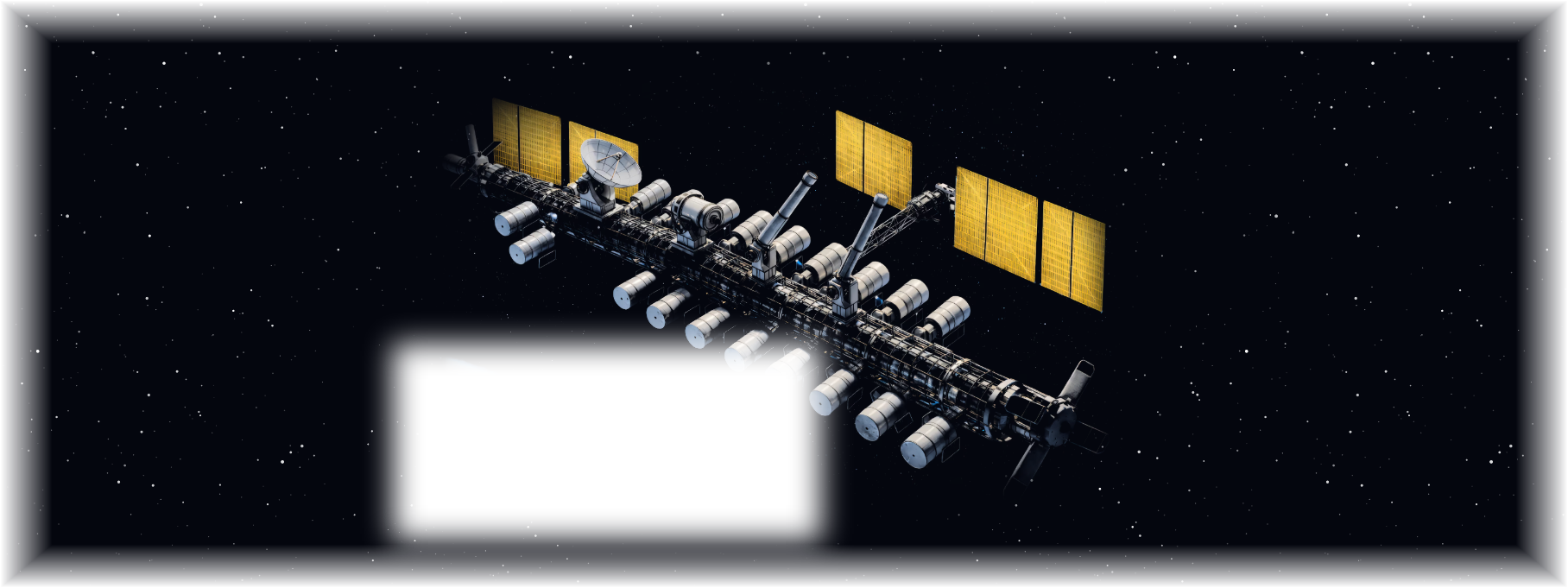 sTARS Spine with triple double photovoltaic sails — modular deep space infrastructure platform