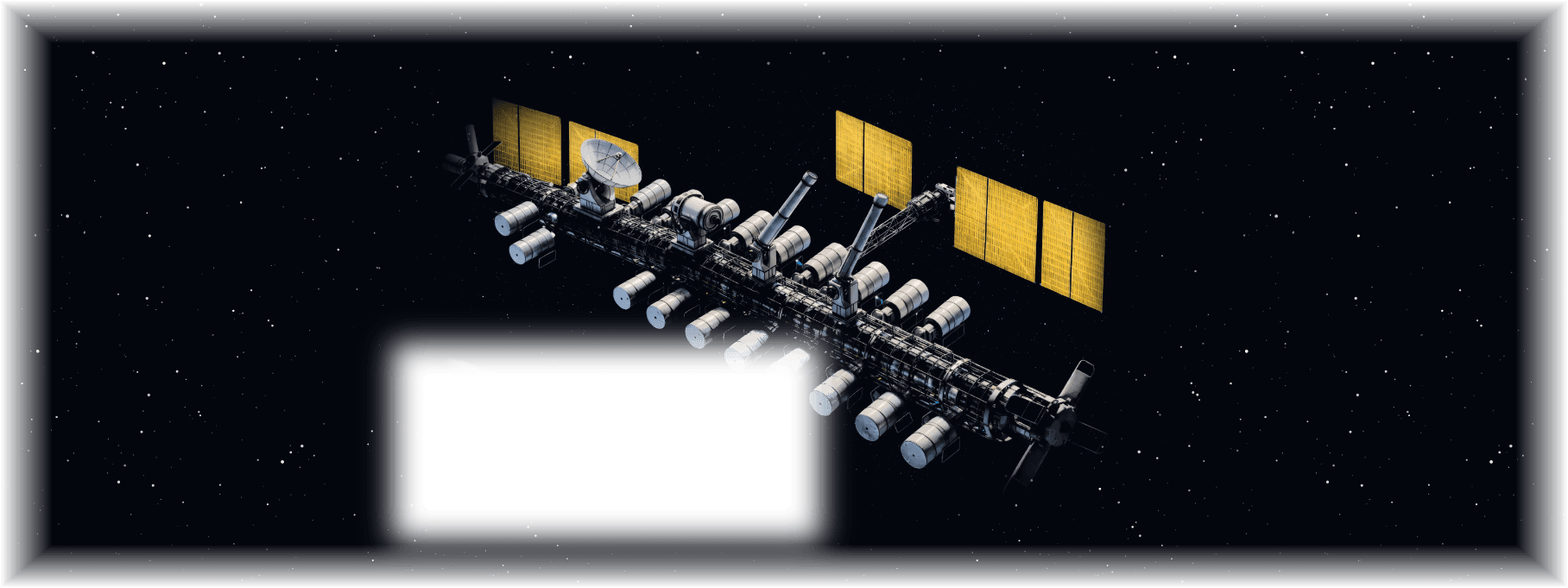 sTARS Spine with triple double photovoltaic sails — modular deep space infrastructure platform